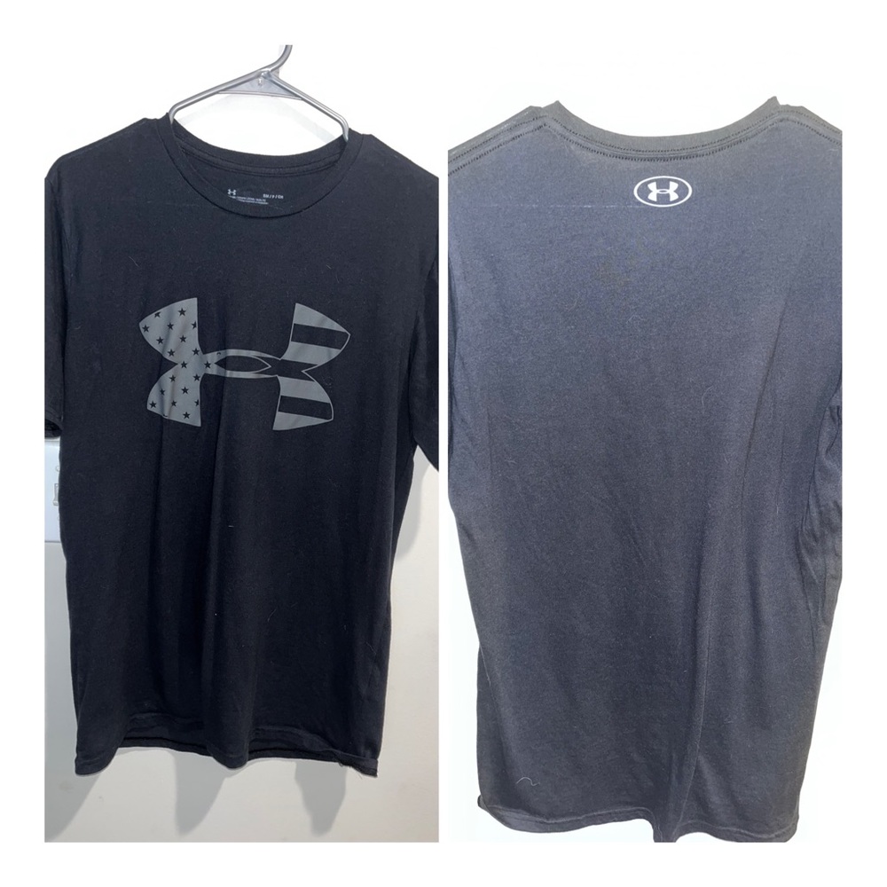 Under Armour Black Tee - Mens Small